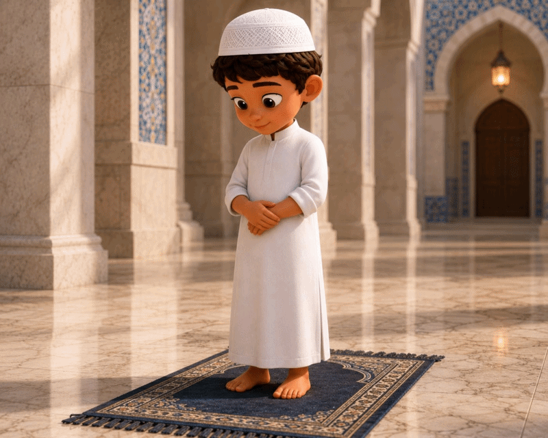 On the prayer mat